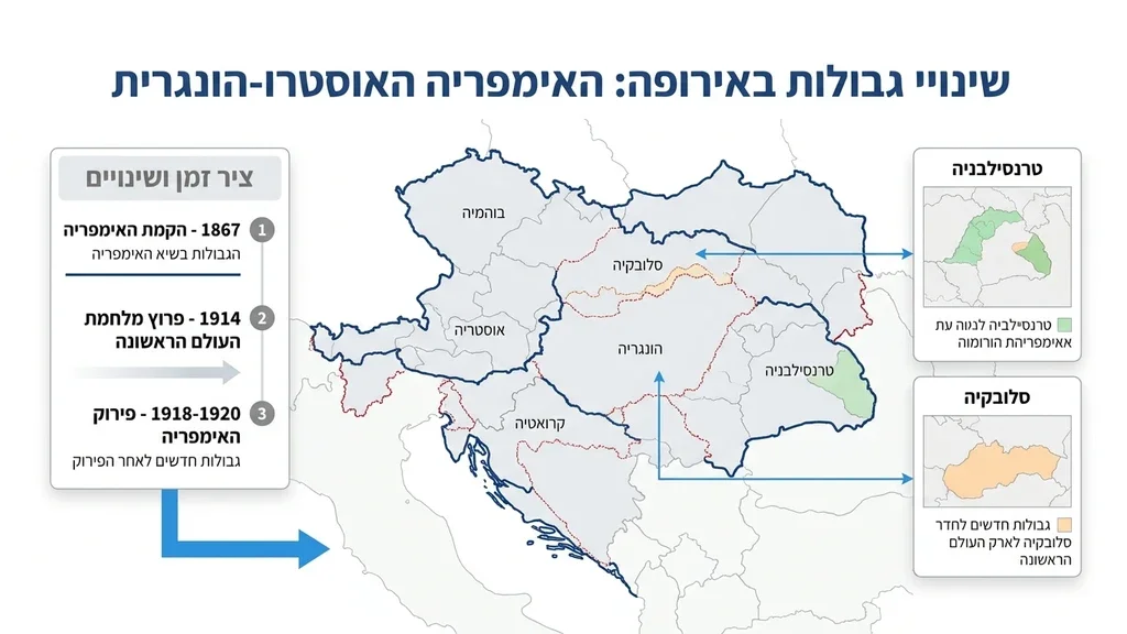 מפת האימפריה האוסטרו הונגרית